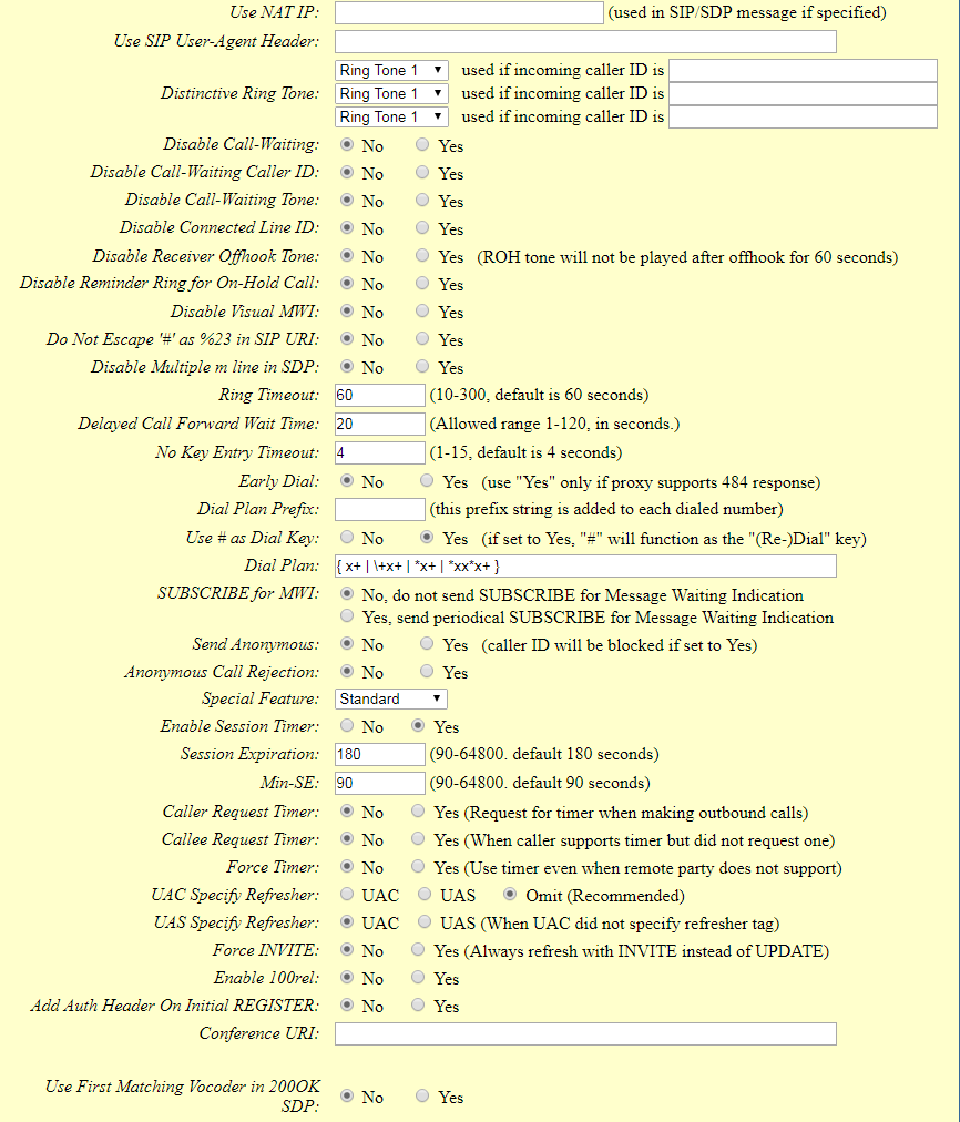 Grandstream ATA HT802 screenshots – Sewan - Welcome to the support